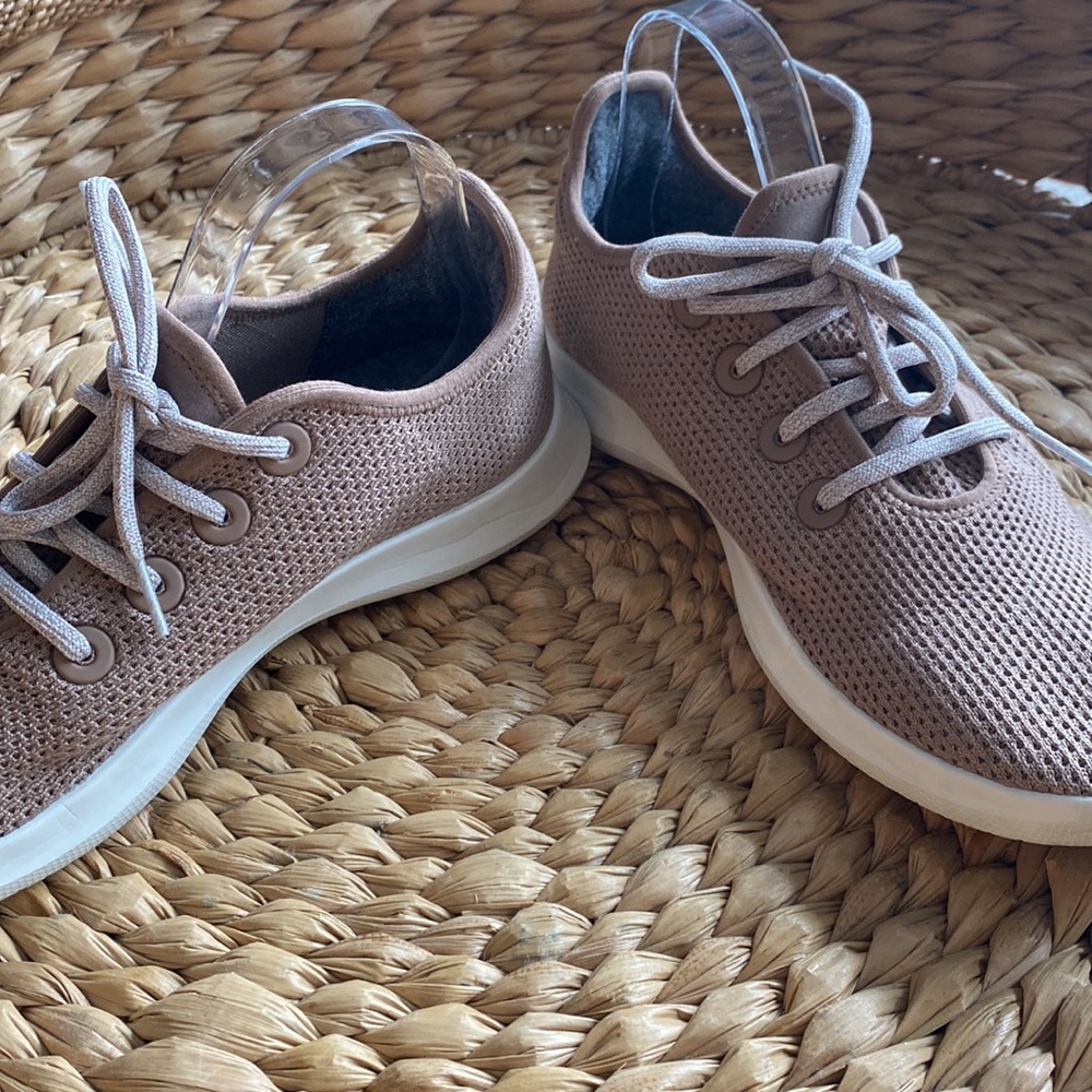 Allbirds Lace-Up Shoes Taupe SIZE 11 - Picture 3 of 7